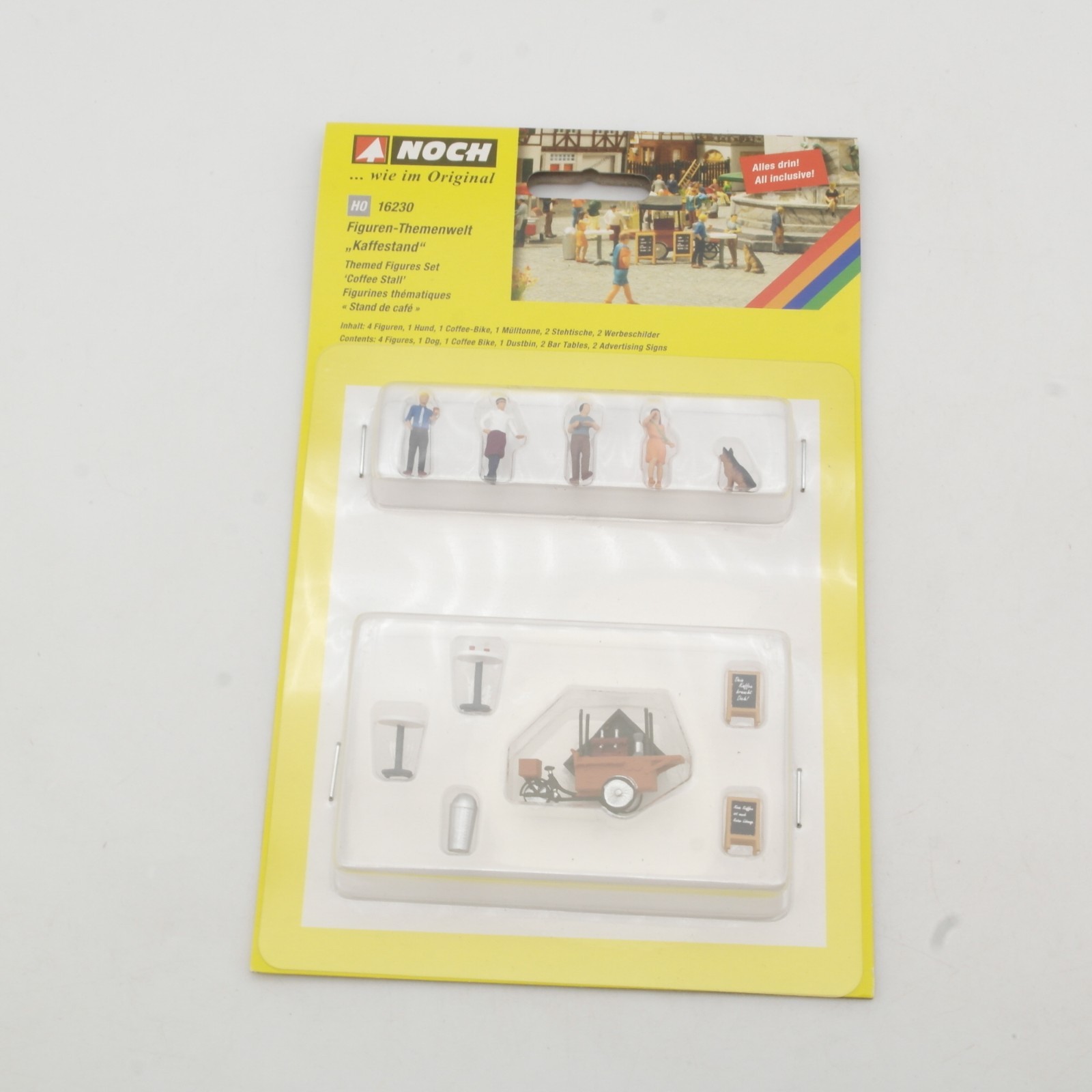Noch H0 16230 Figuren-Themenwelt Kaffeestand in OVP RR5431