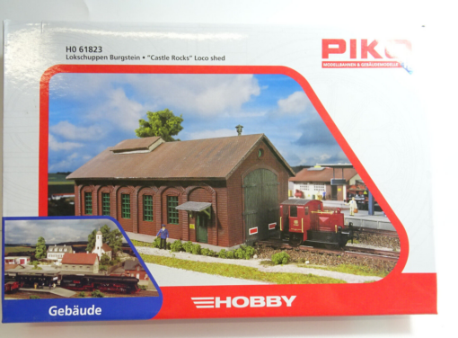 PIKO H0 61823 Bausatz Lokschuppen Burgstein in OVP AR8079