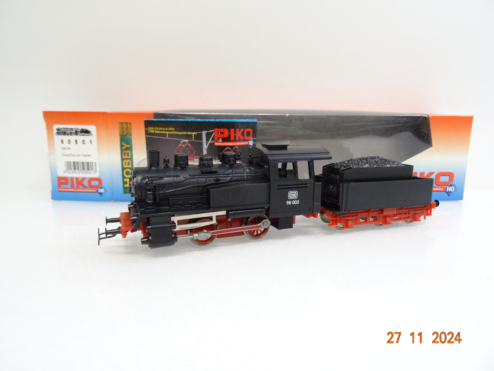 Piko H0 50501 Dampflok BR 98 003 der DB in OVP LE7580