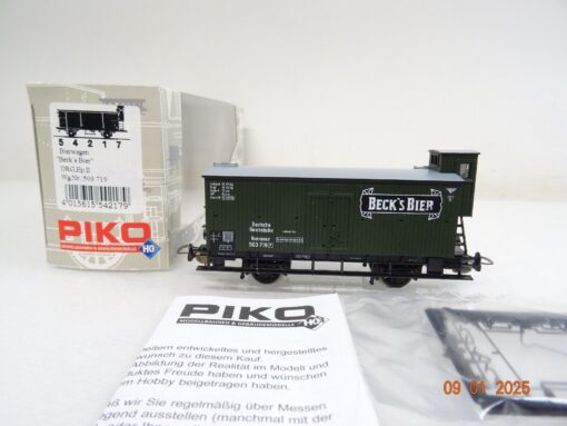 Piko H0 54217 Kühlwagen Becks Bier der DRG  in OVP PR5185