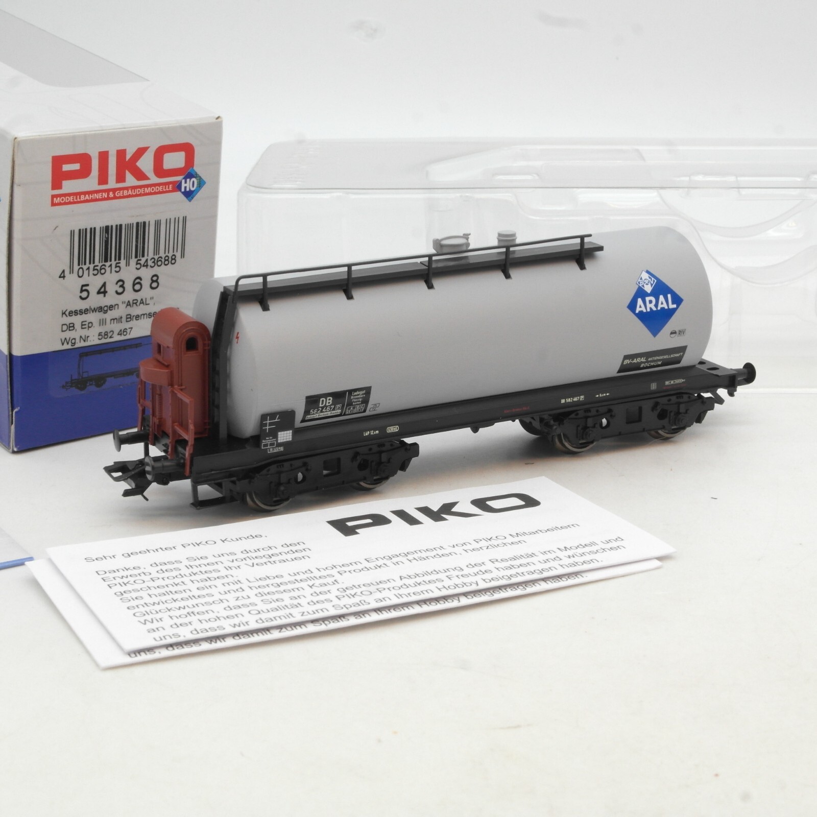 Piko H0 54368 Kesselwagen Aral der DB in OVP RG2818