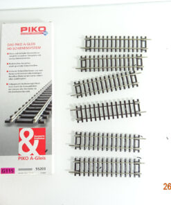 Piko H0 55203 A Gleis gerades Gleis 115mm 6Stück siehe Foto in OVP CK3170