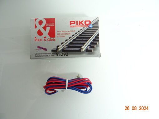 Piko H0 55292 Schienenverbinder mit Anschluß 1 Stück siehe Foto in OVP CK3185