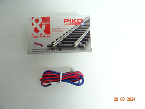 Piko H0 55292 Schienenverbinder mit Anschluß 1 Stück siehe Foto in OVP CK3185