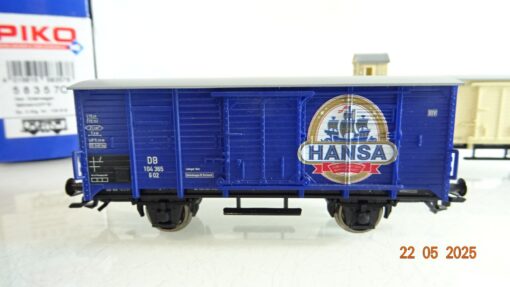 Piko H0 58357 A/B/C Bierwagen Set 3 tlg. der DB in OVP PR7974 – Bild 4