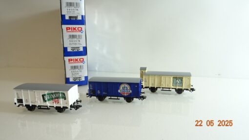 Piko H0 58357 A/B/C Bierwagen Set 3 tlg. der DB in OVP PR7974
