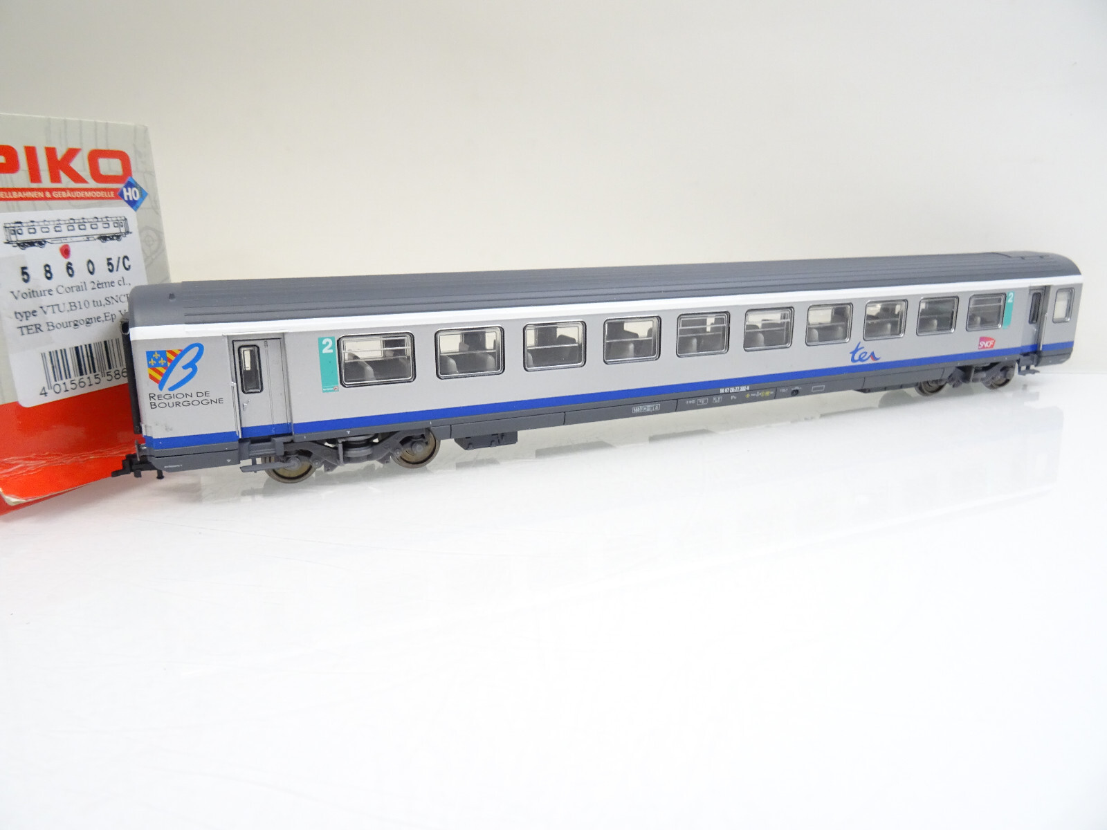 Piko H0 58605/C Personenwagen 2.Kl. TER Bourgogne der SNCF in OVP JD5521