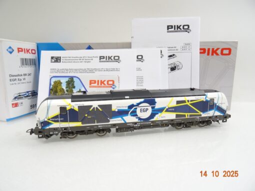 Piko H0 59121 Diesellok BR 247 904-6 EGP Digital Sound LED in OVP JL3596