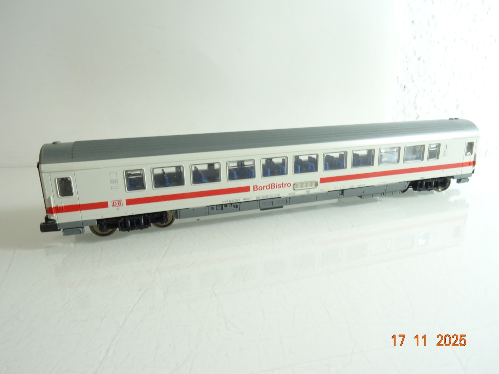 Piko H0 IC Personenwagen 1. Klasse Bord Bistro der DB RR4658 o.