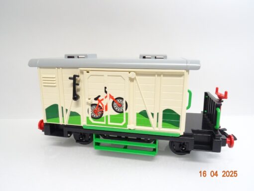 Playmobil Spur G 4115 Gedeckter Güterwagen Fahrradtransport in OVP JL153 – Bild 3