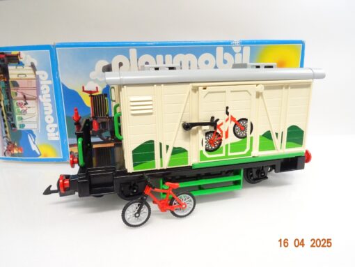 Playmobil Spur G 4115 Gedeckter Güterwagen Fahrradtransport in OVP JL153