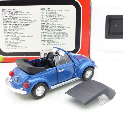 Polistil 1:25 S615 Volkswagen VW Cabriolet 1303 metalic in OVP EX7406 – Bild 3