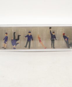 Preiser H0 10416 Bahnpersonal DB + Fahrgast in OVP RG7477