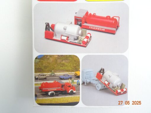 Preiser H0 Bausatz 1152 Wechselaufbau und Saugdruckbehälter in OVP RR1312 – Bild 3