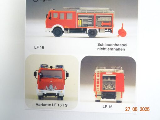Preiser H0 Bausatz 31128 LF 16 MB 1019 AF/36 Aufbau Ziegler in OVP RR1313 – Bild 3
