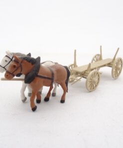Preiser H0 Gespann mit Anhänger RR1938 o.