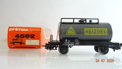 Primex H0 4582 Kesselwagen Heizoel der DB in OVP PR9222