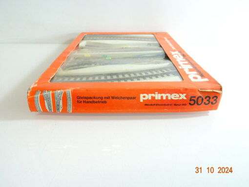 Primex H0 5039 Gleispackung mit elektro. Weichenpaar siehe Foto in EVP CK3738 – Bild 3