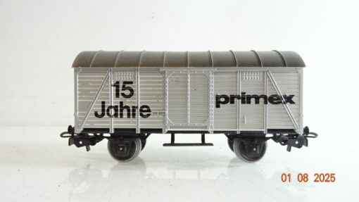 Primex H0 gedeckter Güterwagen 15 Jahre Primex PR9397 o.
