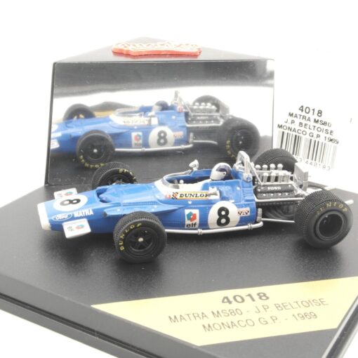 Quartzo 1:43 4018 Matra MS 80 J.P. Beltoise Monaco G.P. 1969 in PC Box QR9480 – Bild 3