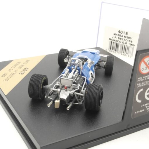 Quartzo 1:43 4018 Matra MS 80 J.P. Beltoise Monaco G.P. 1969 in PC Box QR9480 – Bild 4