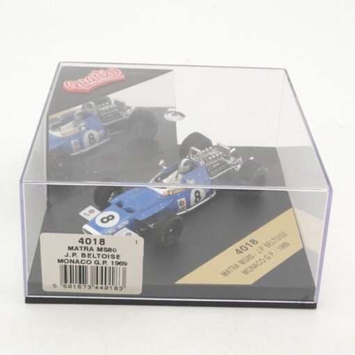 Quartzo 1:43 4018 Matra MS 80 J.P. Beltoise Monaco G.P. 1969 in PC Box QR9480 – Bild 6