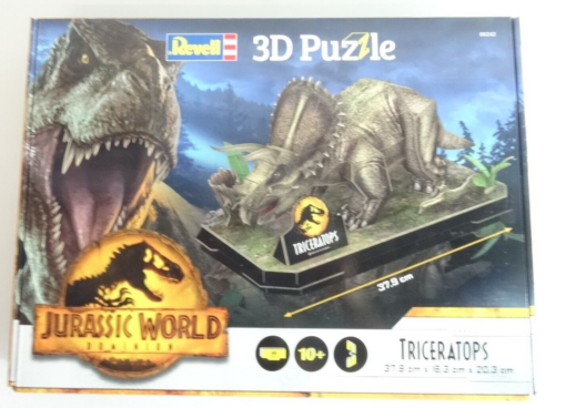 Revell 00242 3D Puzzle Jurassic World Park Triceratops neuwertig in OVP QR5480