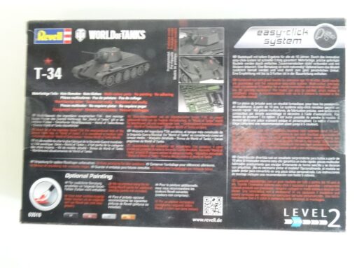 Revell 1:72 Bausatz 03510 T-34 World of Tanks neuwertig in OVP QR5430 – Bild 3