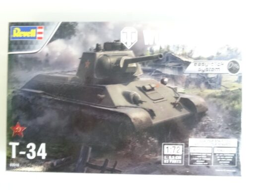 Revell 1:72 Bausatz 03510 T-34 World of Tanks neuwertig in OVP QR5430