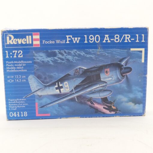 Revell 1:72 Bausatz 04118 Focke Wulf Fw 190 A-8/R-11 in OVP EX6255