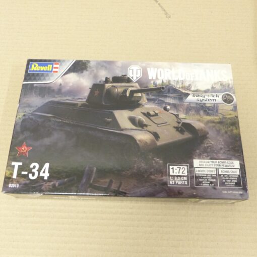 Revell 1:72 World of Tanks 03510 Panzer T-34 in OVP EX2975