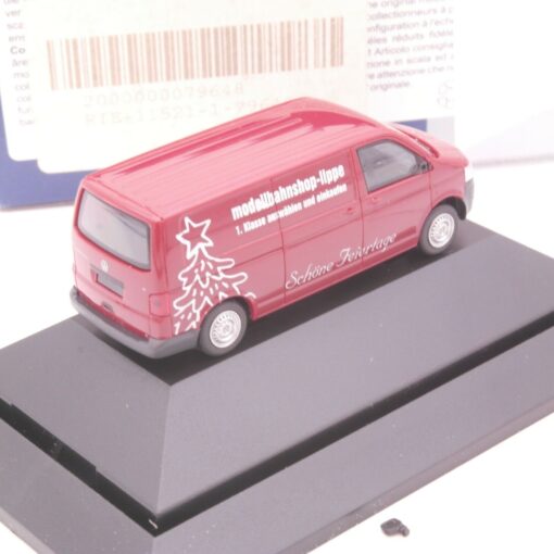 Rietze 1:87 SoMo: 11521-1 VW T5 Kasten Modellbahnshop-Lippe, rar ! in OVP EA1814 – Bild 3