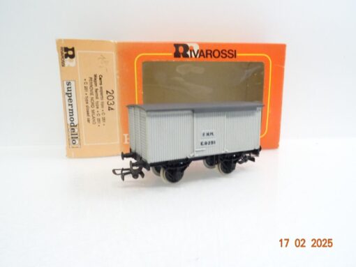 Rivarossi H0 2034 Italien Güterwagen C 251 Ferrovie Nord Milano in OVP LE8618