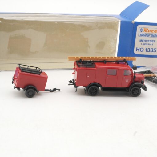 Roco 1:87 1335 Mercedes L 1500 S LF 8 mit Anhänger in OVP RR1152 – Bild 3