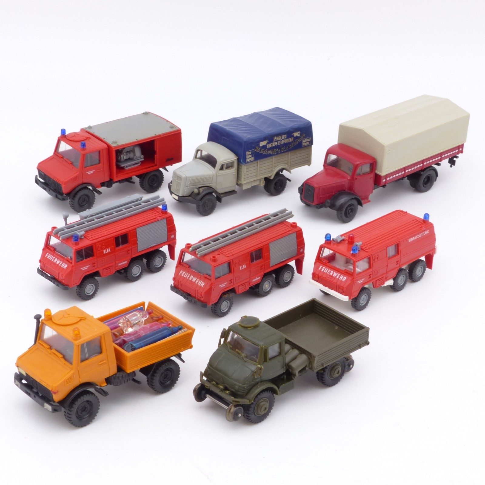 Roco 1:87 8er-Pack diverse Fahrzeug Modelle in Tüte siehe Bilder o. EX8192