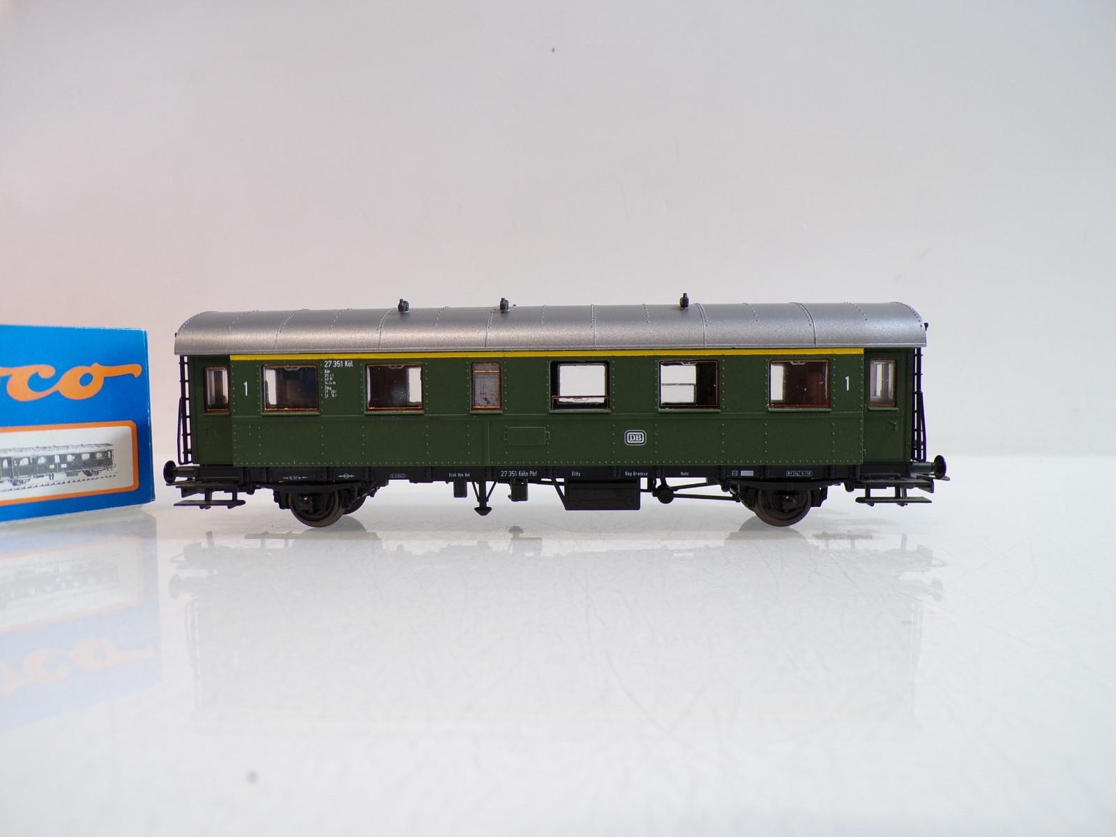 Roco H0 4203A Personenwagen 1.Kl. der DB in OVP BH1823 – Bild 4