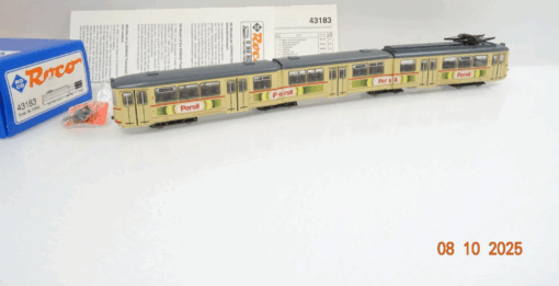 Roco H0 43183 Straßenbahn 8-achs. Persil mit DSS in OVP JL3440