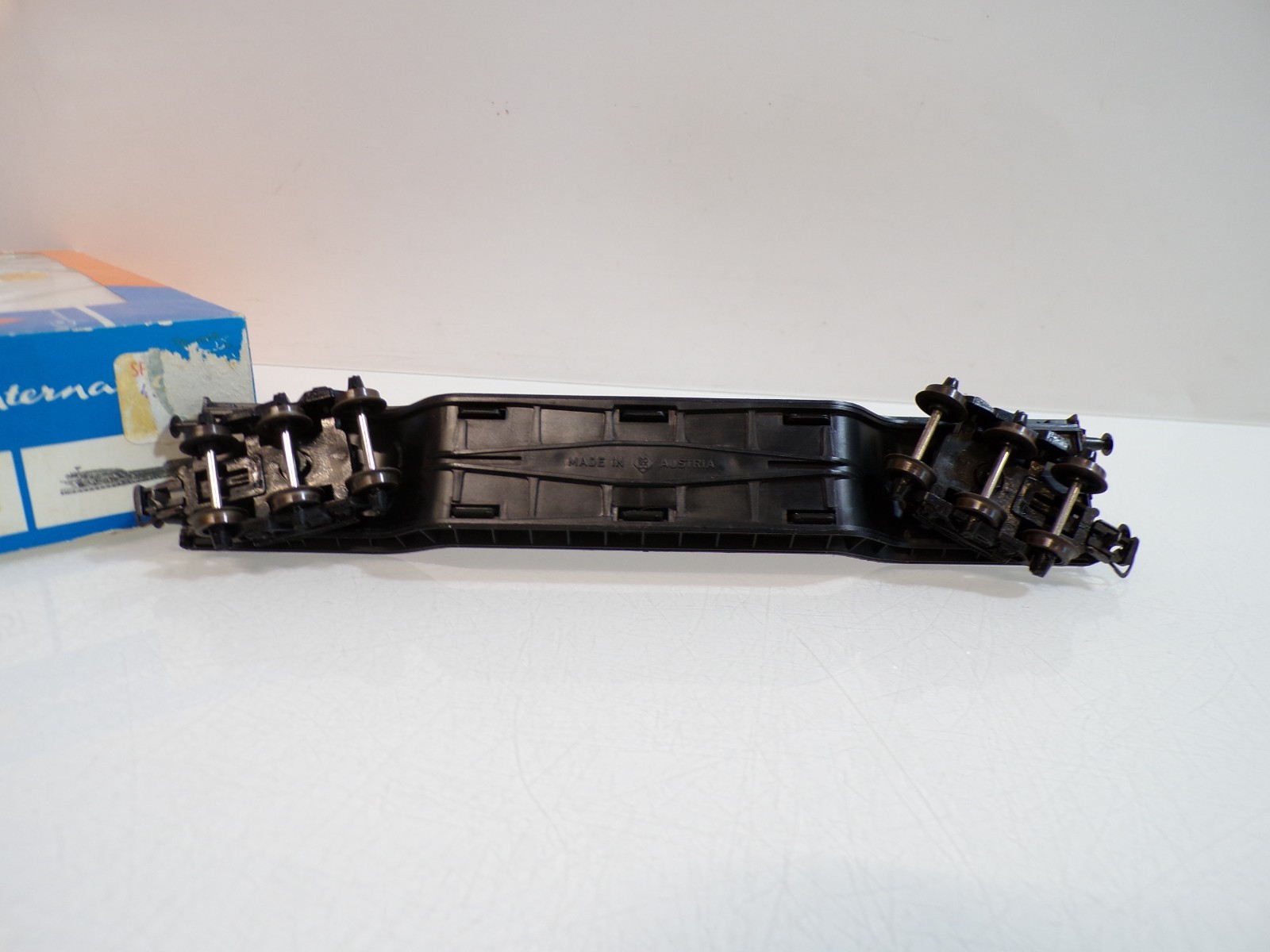 Roco H0 4351 Tiefladewagen mit Panzer der DB in OVP BH1717 – Bild 4