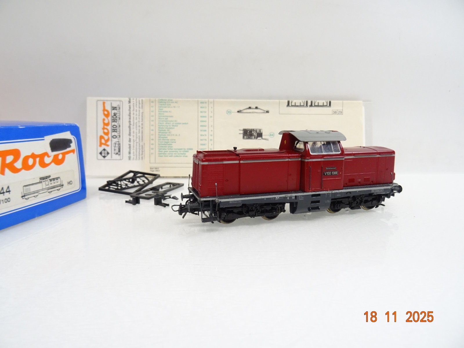 Roco H0 43644 Diesellok V 100 1064 der DB in OVP JL4637
