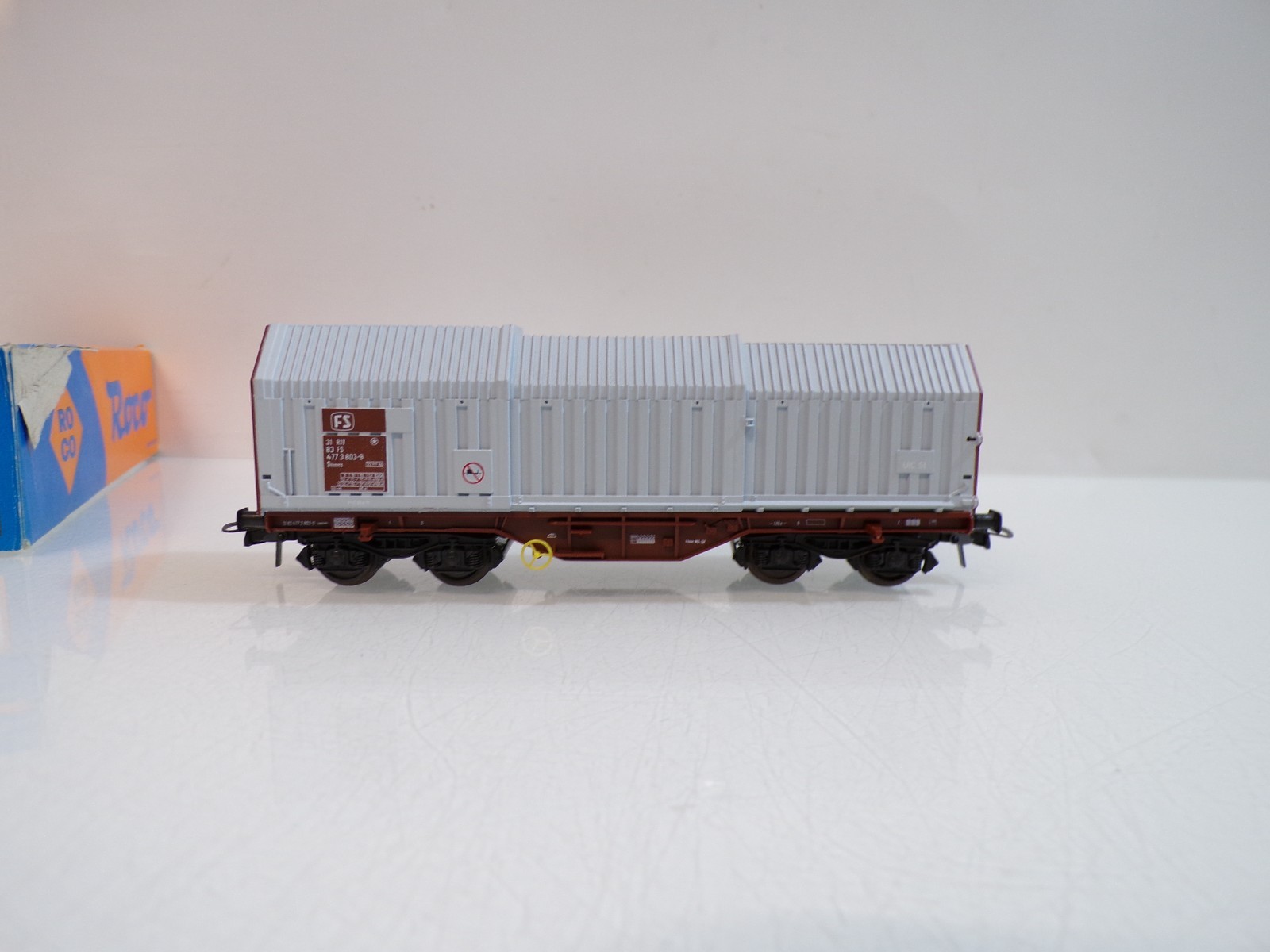 Roco H0 4393A Teleskopschiebedachwagen der FS in OVP BH1721 – Bild 3