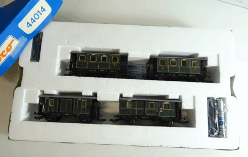Roco H0 44014 Personenzug-Set 4 tlg. der K.Bay.Sts.B. in OVP BH148