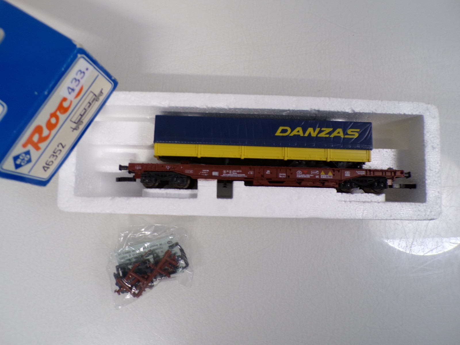 Roco H0 46352 AC Taschenwagen mit Auflieger der FS in OVP für Märklin BH1821