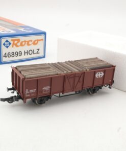 Roco H0 46899 Hochbordwagen mit Ladung Holz der SBB in OVP RR1348