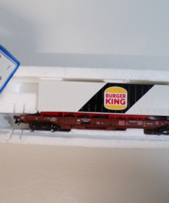 Roco H0 47002 AC Taschenwagen mit LKW Auflieger Burger King der DB in OVP BH1844