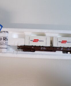 Roco H0 47003 AC Containertragwagen 2 Container der ÖBB in OVP BH1845