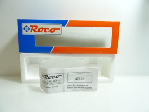 Roco H0 47176 Leerverpackung Güterwagen Rungenwagen mit Ladung siehe Foto CK1242