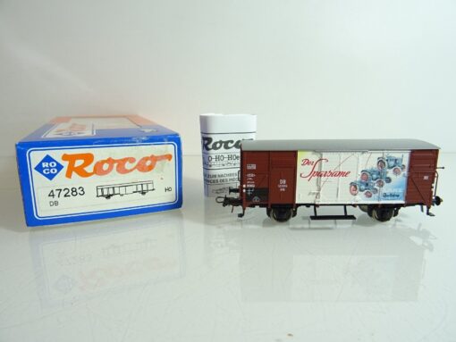 Roco H0 47283 gedeckter Güterwagen Sparsame Lanz der DB in OVP PR1946