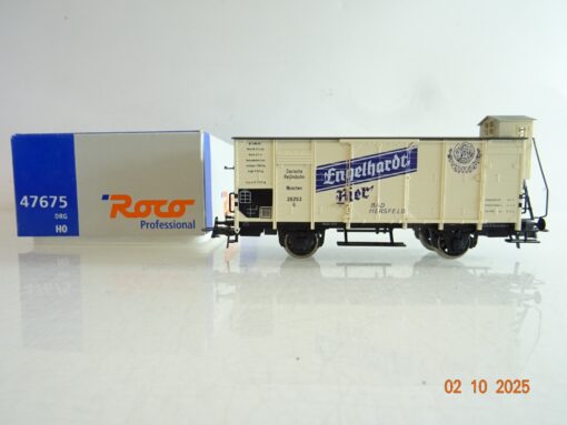 Roco H0 47675 gedeckter Güterwagen Engelhardt Bier der DR in OVP BH302