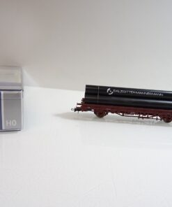 Roco H0 67650 Güterwagen Rungenwagen mit Rohren der DB in OVP TF402