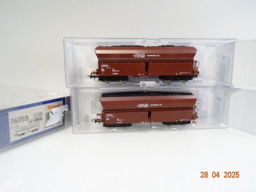 Roco H0 76059 Selbstentladewagen-Set 2tlg. Fals RAG der DB in OVP JL304